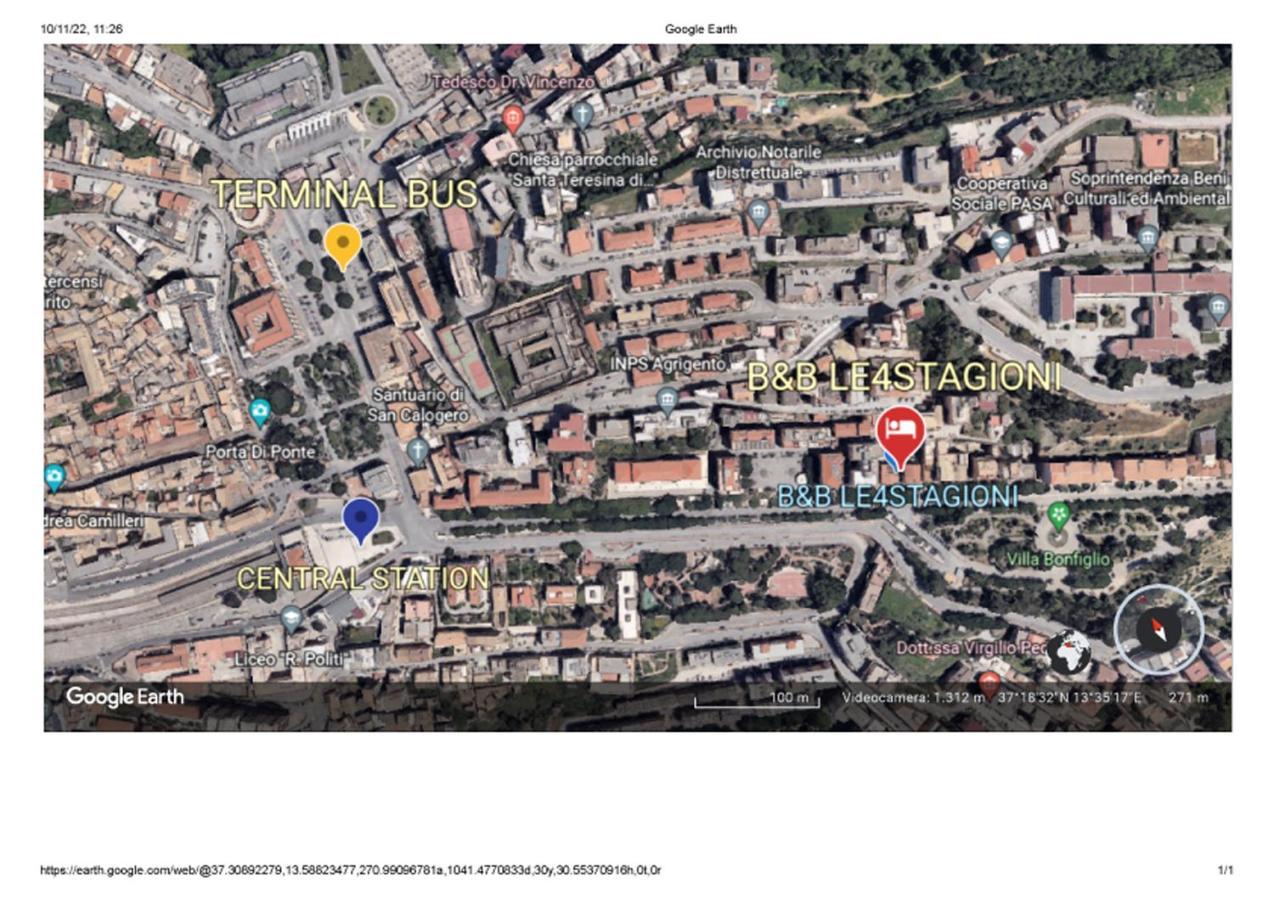 B&B Le 4 Stagioni Sul Viale, Belvedere Di อากริเจนโต ภายนอก รูปภาพ
